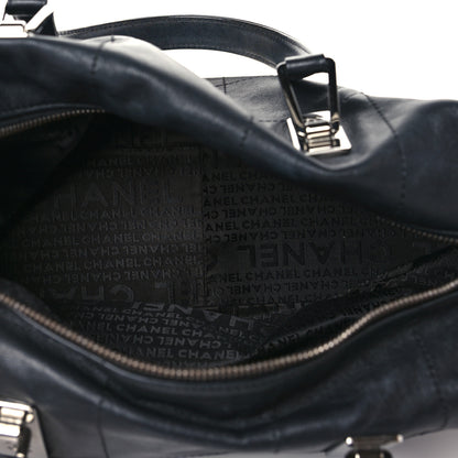 Chanel Lambskin Square Stitched Large Tote Black 5 of 9