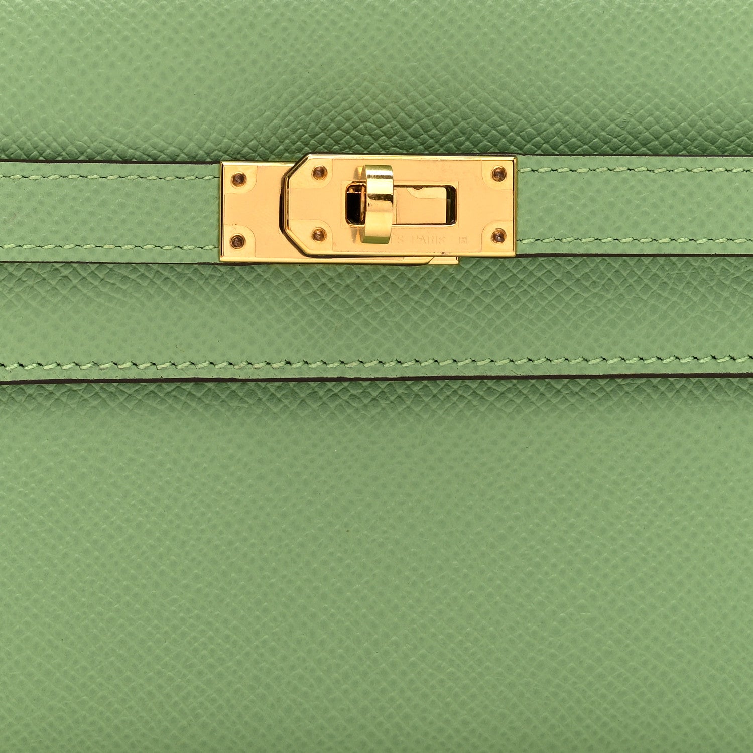 Hermes Epsom Verso Kelly Wallet To Go Vert Criquet Bleu Brume 7 of 10