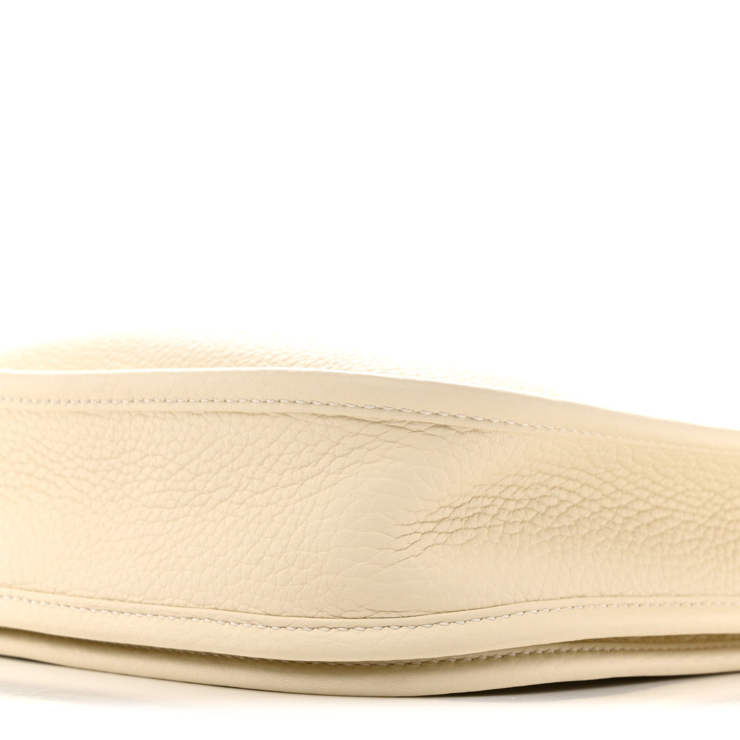Hermes Taurillon Clemence Evelyne 23 Poche III Cream 10 of 10