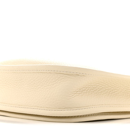 Hermes Taurillon Clemence Evelyne 23 Poche III Cream 10 of 10