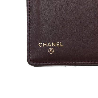 Chanel Lambskin Quilted Yen Wallet Black 6 of 10