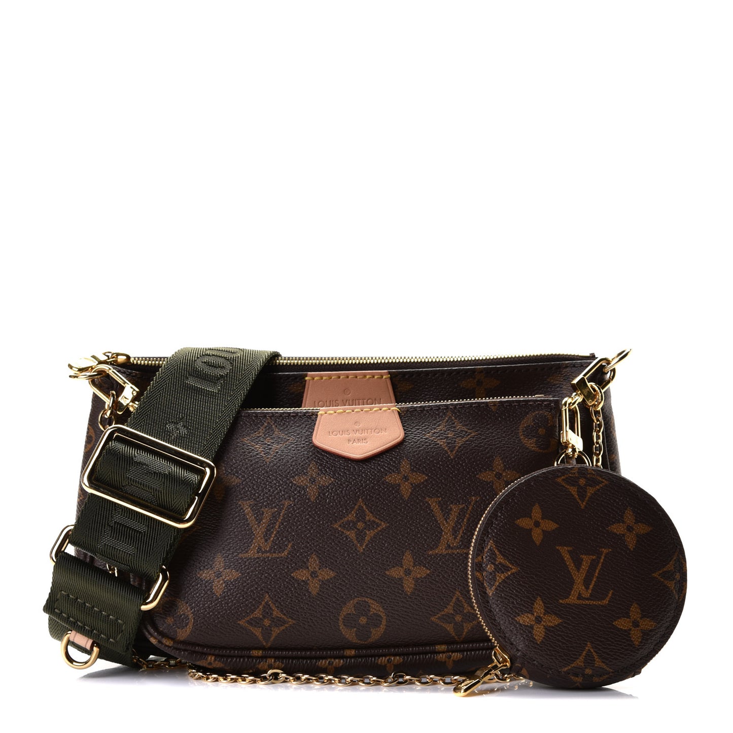 Monogram Multi Pochette Accessories Kaki