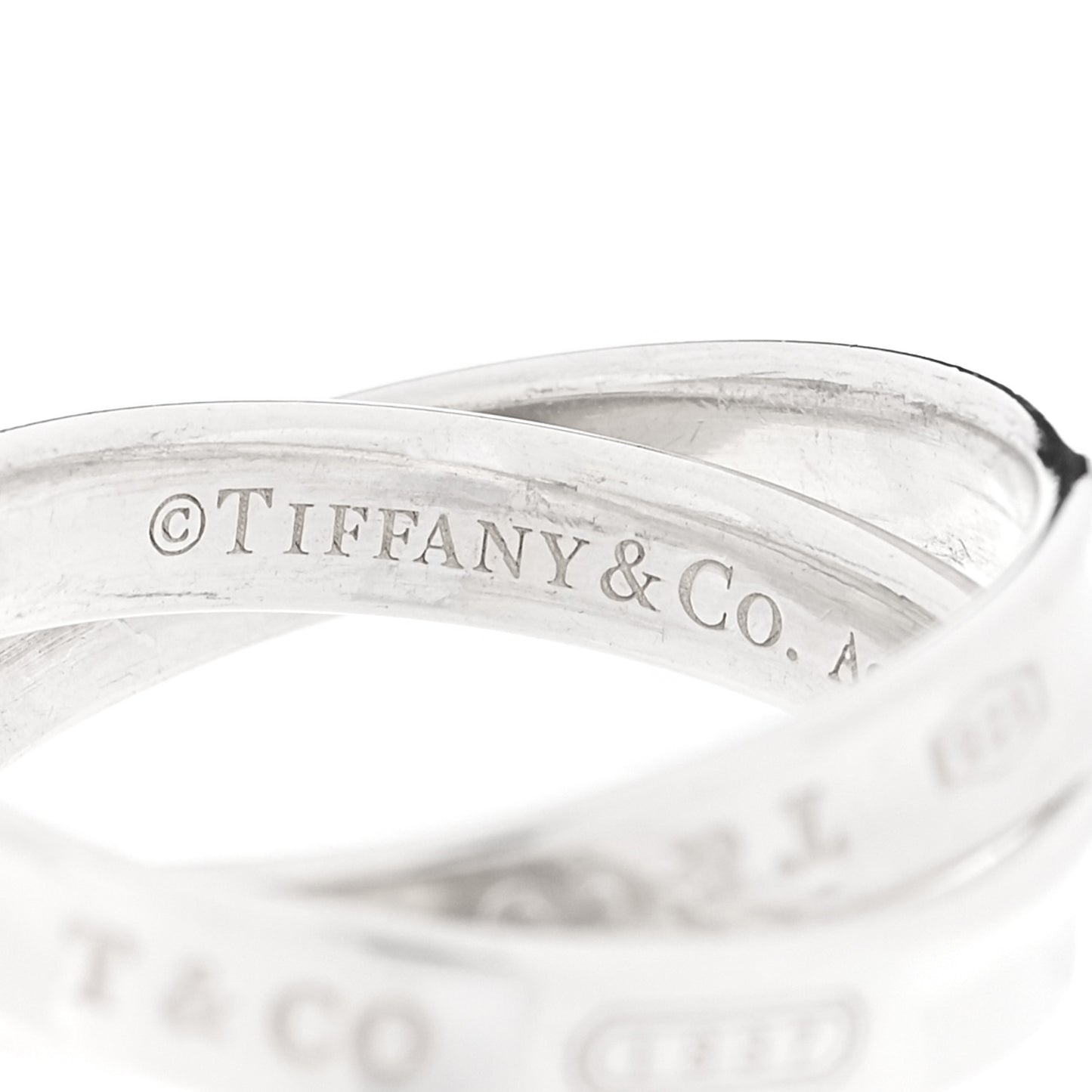 Sterling Silver 1837 Interlocking Circles Ring 54 7