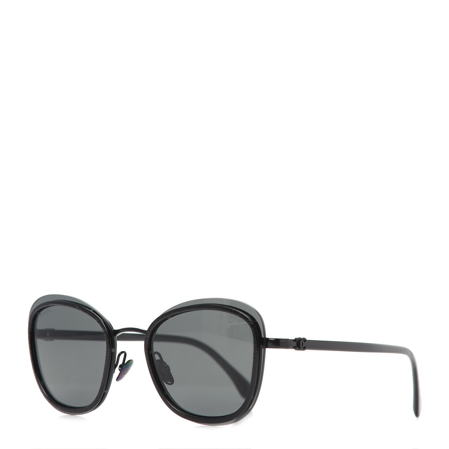 Chanel Pantos Sunglasses 4264 Black Grey 1 of 7