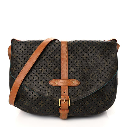 Louis Vuitton Monogram SC Flore Saumur Teal 1 of 10