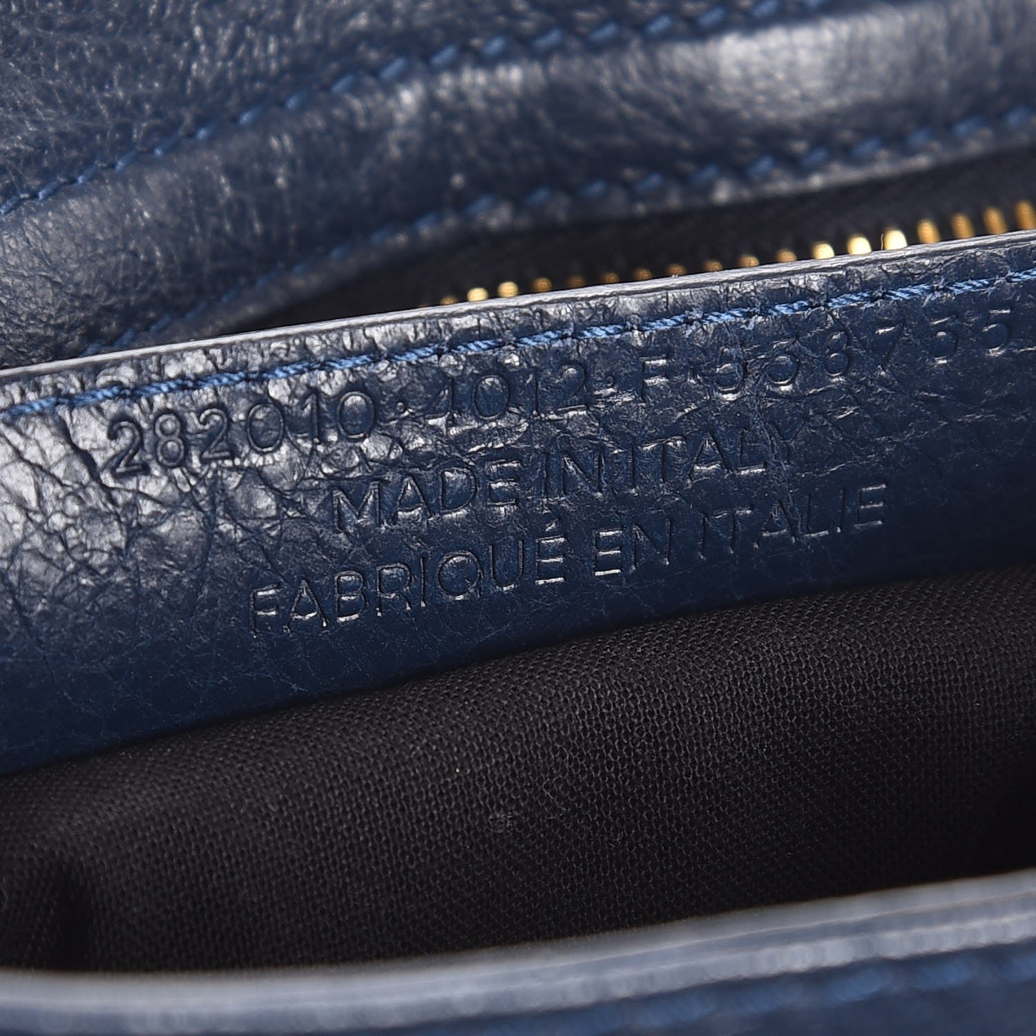 Balenciaga Agneau Giant 12 Gold Hardware Velo Bleu Obscur 8 of 8