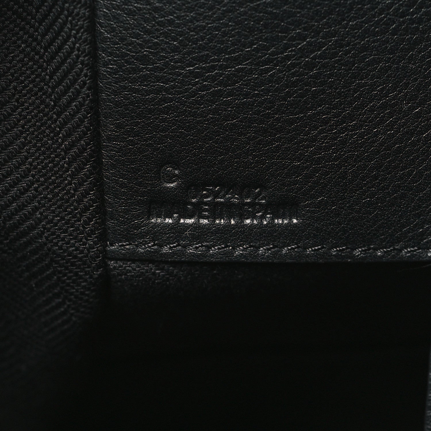 Loewe Calfskin Small Hammock Shoulder Bag Black 7 of 10