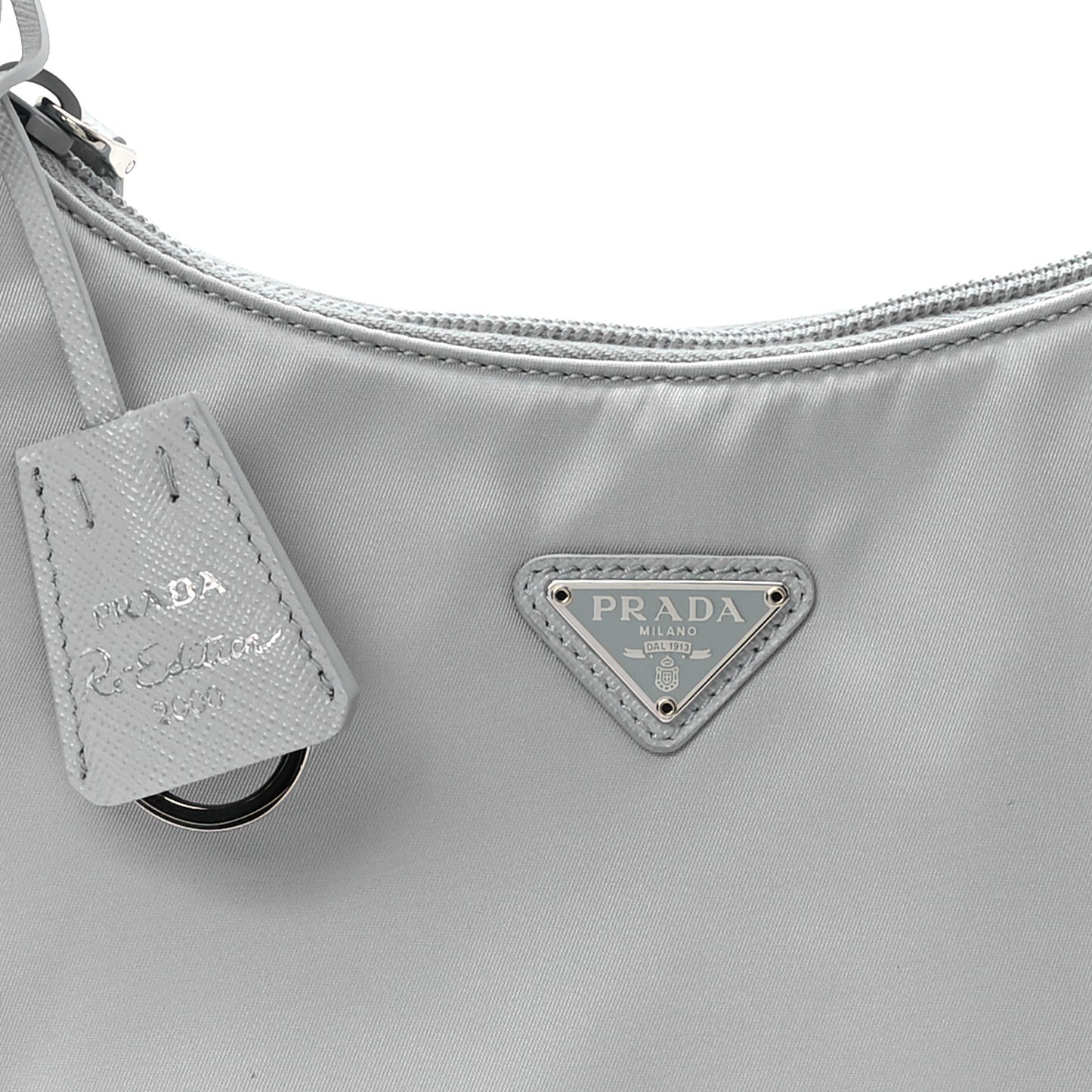 Tessuto Nylon Mini Re-Edition 2000 Bag Fiordaliso