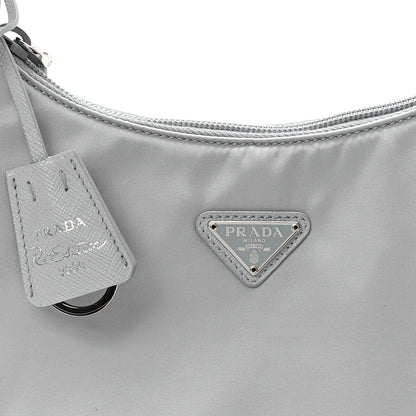 Prada Tessuto Nylon Mini Re-Edition 2000 Bag Fiordaliso 8 of 10