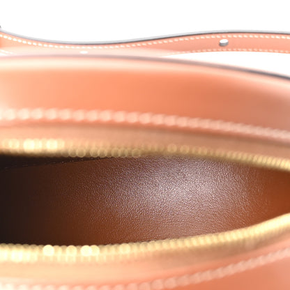 Celine Smooth Calfskin Cuir Small Triomphe Oval Crossbody Purse Tan 5 of 10