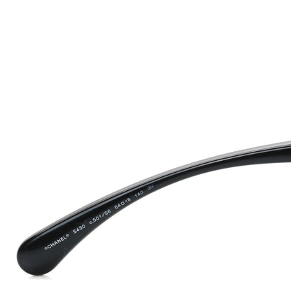 Chanel Acetate CC Rectangle Sunglasses 5430 Black 5 of 7