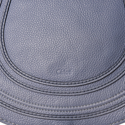 Chloe Calfskin Medium Marcie Round Crossbody Bag Street Blue 11 of 11