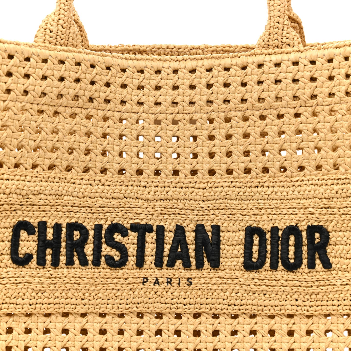Raffia Medium Book Tote Natural