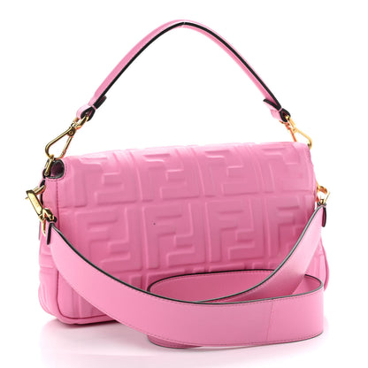 Fendi Nappa FF 1974 Embossed Baguette Lollypop 3 of 12