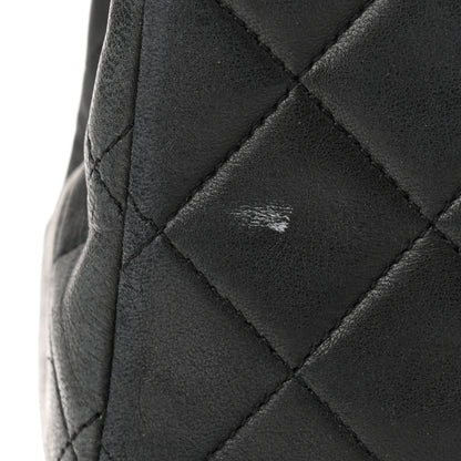 Chanel Lambskin Quilted Single Flap Black 10 of 12