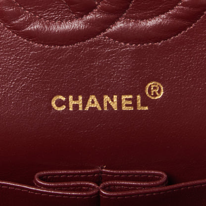 Chanel Lambskin Quilted Medium Double Flap Black 8 of 9