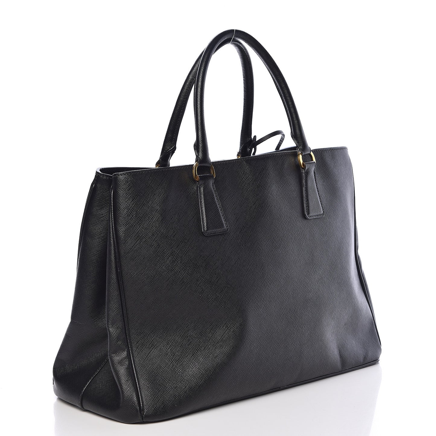 Saffiano Lux Large Tote Black