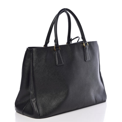 Prada Saffiano Lux Large Tote Black 3 of 19