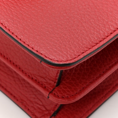 Gucci Dollar Calfskin Small Interlocking G Shoulder Bag Red 12 of 12