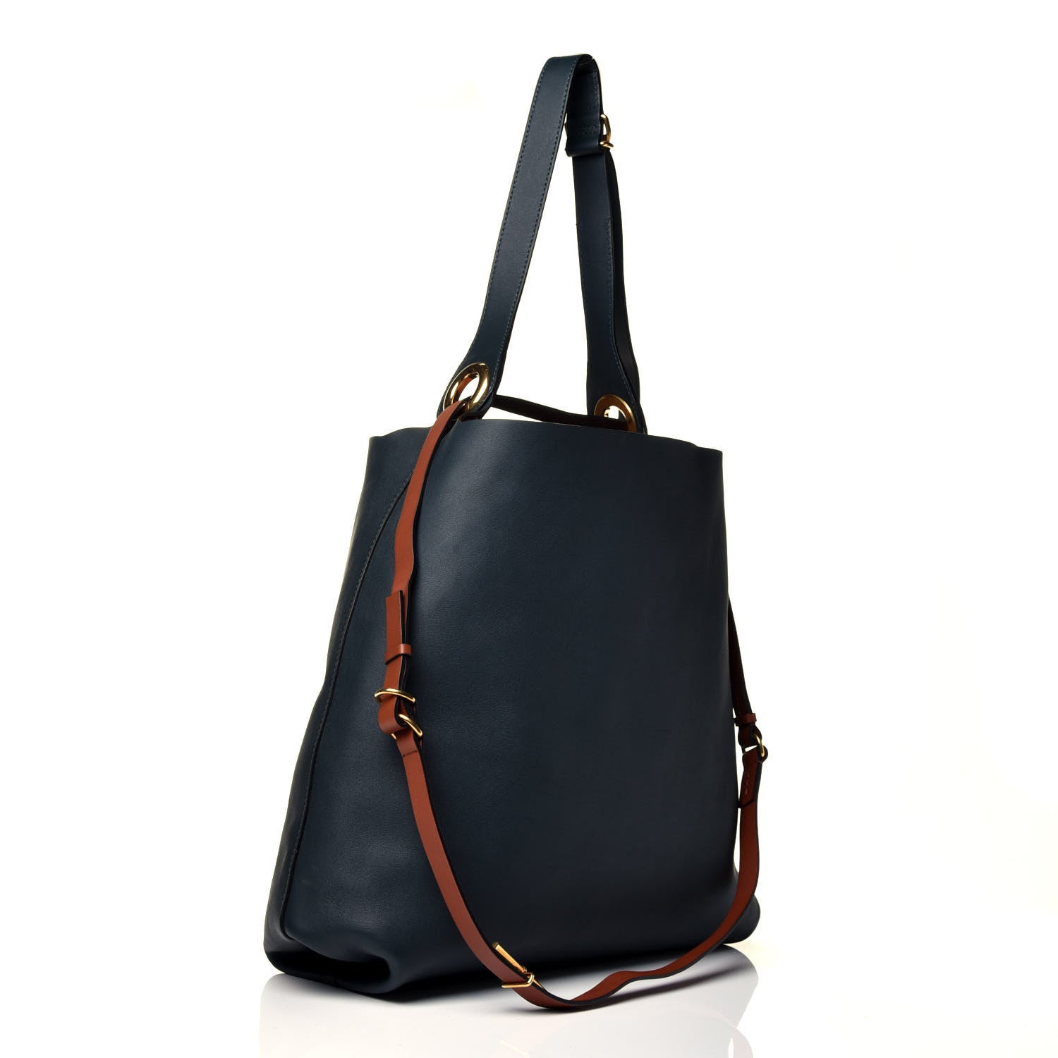 Burberry Calfskin Medium Grommet Hobo Dark Emerald 4 of 9