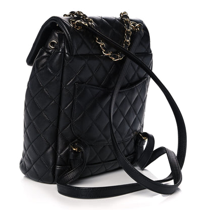 Chanel Calfskin Quilted Small Urban Spirit Backpack Black 3 of 14