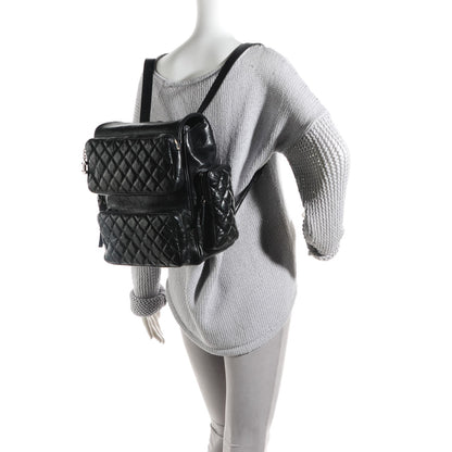 Chanel Calfskin Quilted Casual Rock Backpack Black 2 of 7
