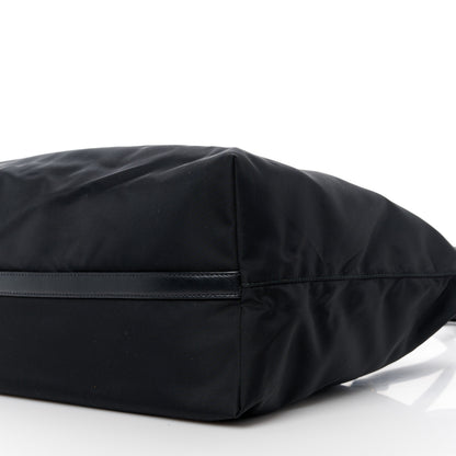 Prada Tessuto Nylon Soft Calf Shopping Tote Black 12 of 12