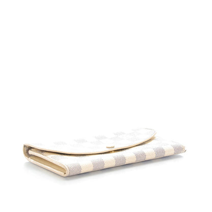 Louis Vuitton Damier Azur Emilie Wallet 6 of 11