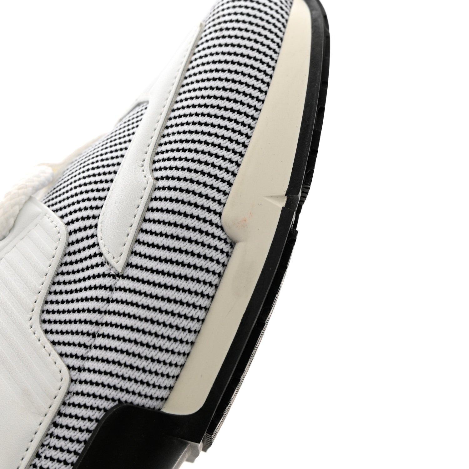 Hermes Calfskin Womens Athlete Sneakers 38.5 White Multicolor 10 of 12