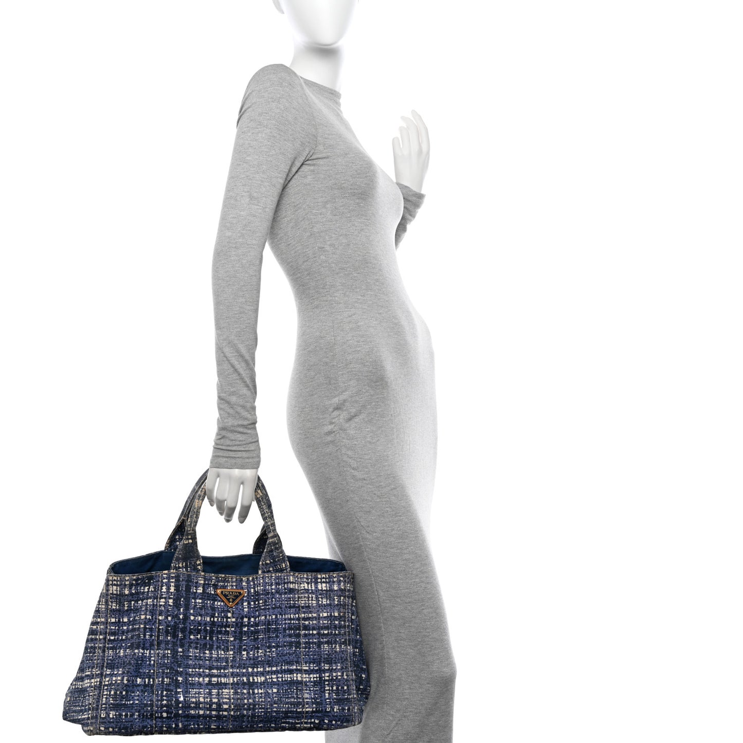 Canapa Tote Blue White