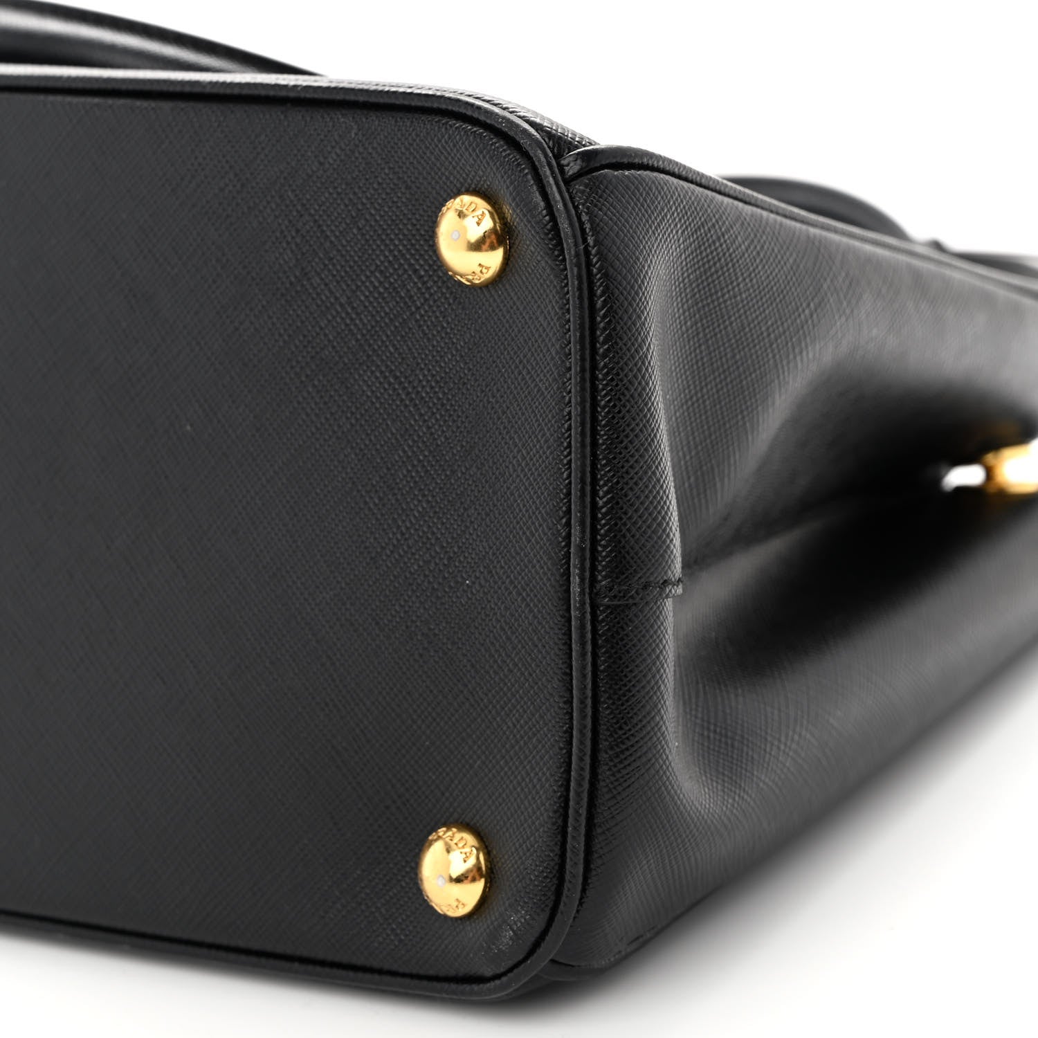 Prada Saffiano Medium Galleria Double Zip Tote Black 9 of 9