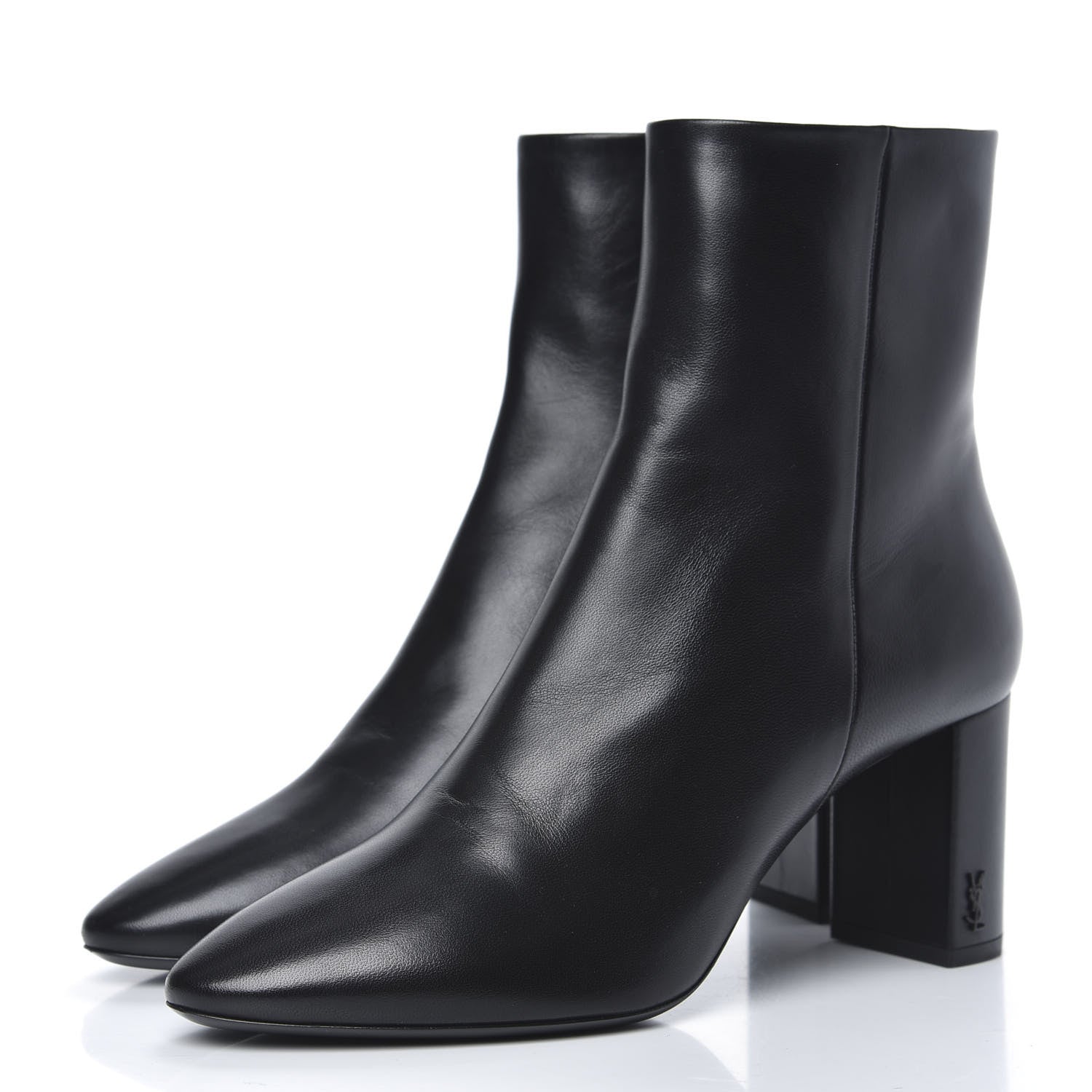 Saint Laurent Nappa Vendome Loulou Ankle Zip Boot 39 Black 3 of 9