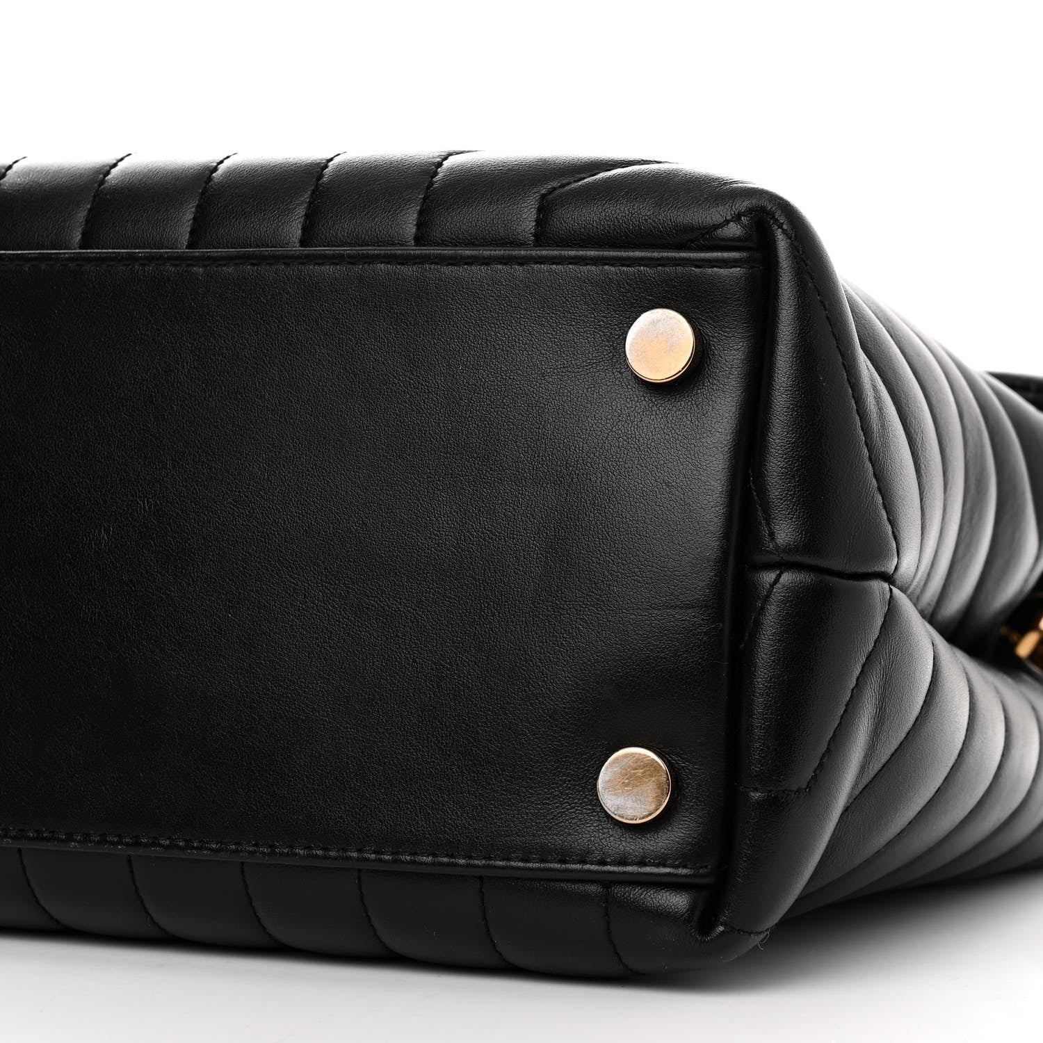 Saint Laurent Calfskin Y Quilted Monogram Large Loulou Chain Satchel Black 12 of 16