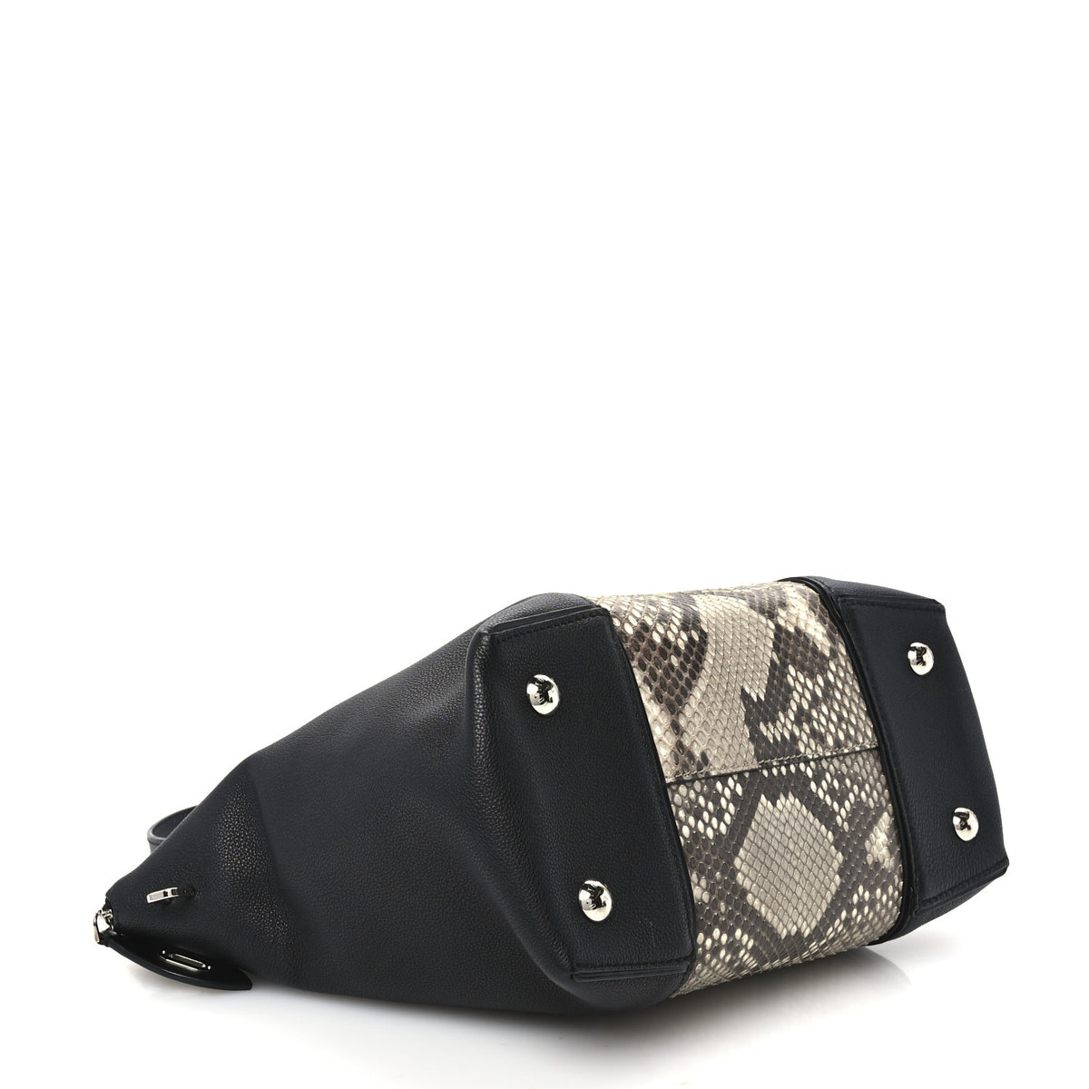 Louis Vuitton Snakeskin Soft Lockit PM Black 4 of 10