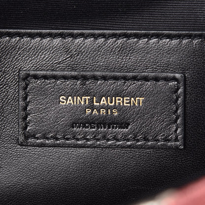 Saint Laurent Metallic Calfskin Matelasse Chevron Monogram Medium College Satchel Multicolor 6 of 13