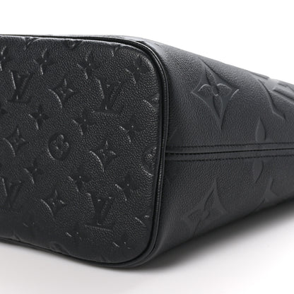 Louis Vuitton Empreinte Monogram Giant Neverfull MM Black 10 of 11