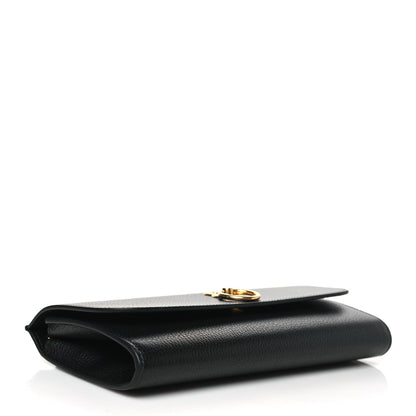 Mulberry Small Classic Grain Amberley Convertible Clutch Black 4 of 9