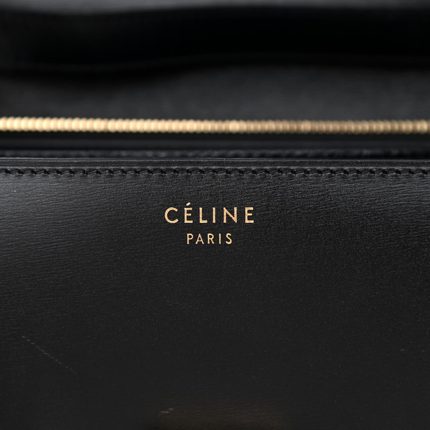 Celine Box Calfskin Medium Classic Box Flap Bag Black 6 of 9