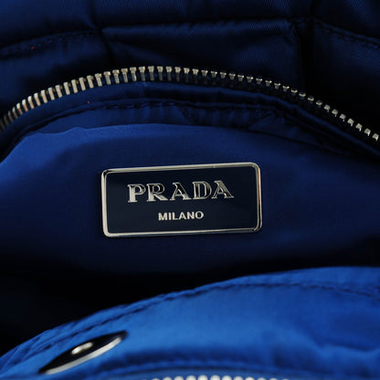 Prada Tessuto Nylon Bomber Tote Bleuette 6 of 7