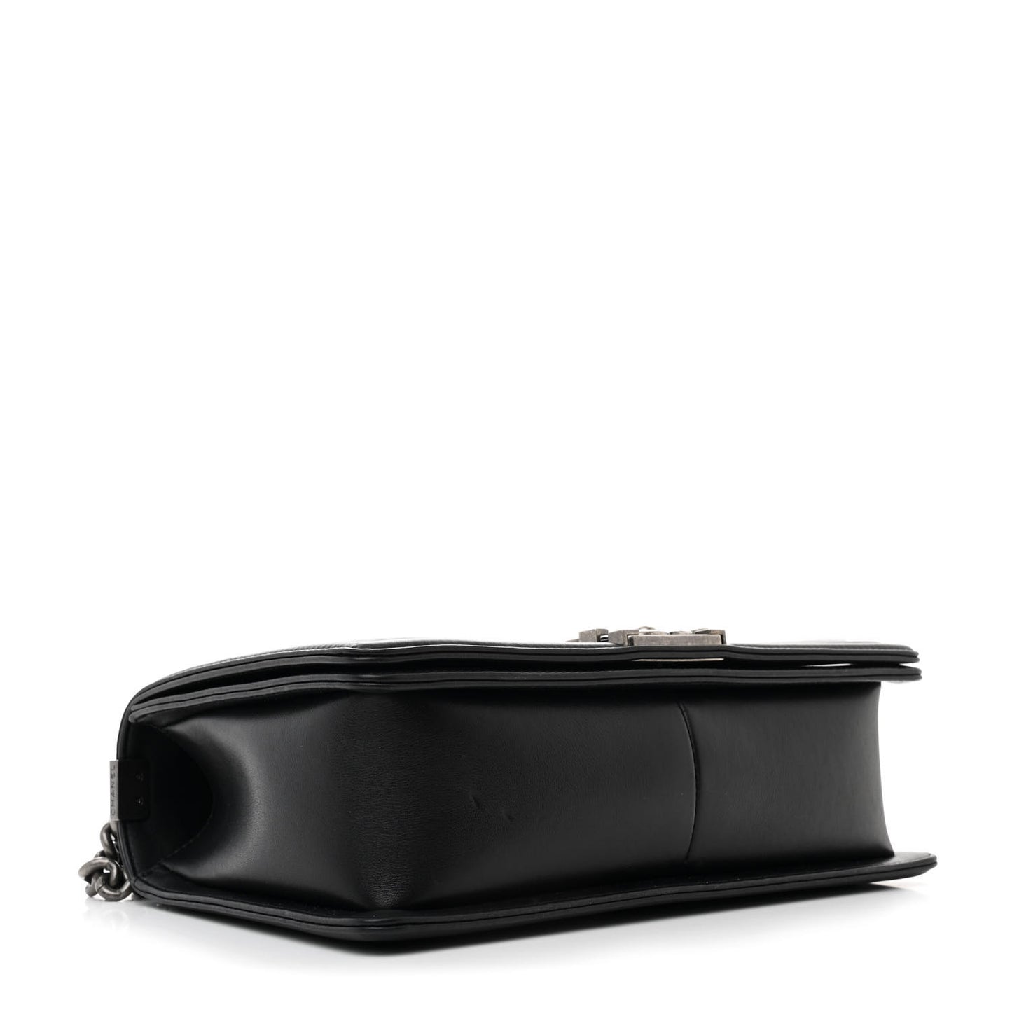Calfskin Embossed New Medium Cordoba Boy Flap Dark Grey