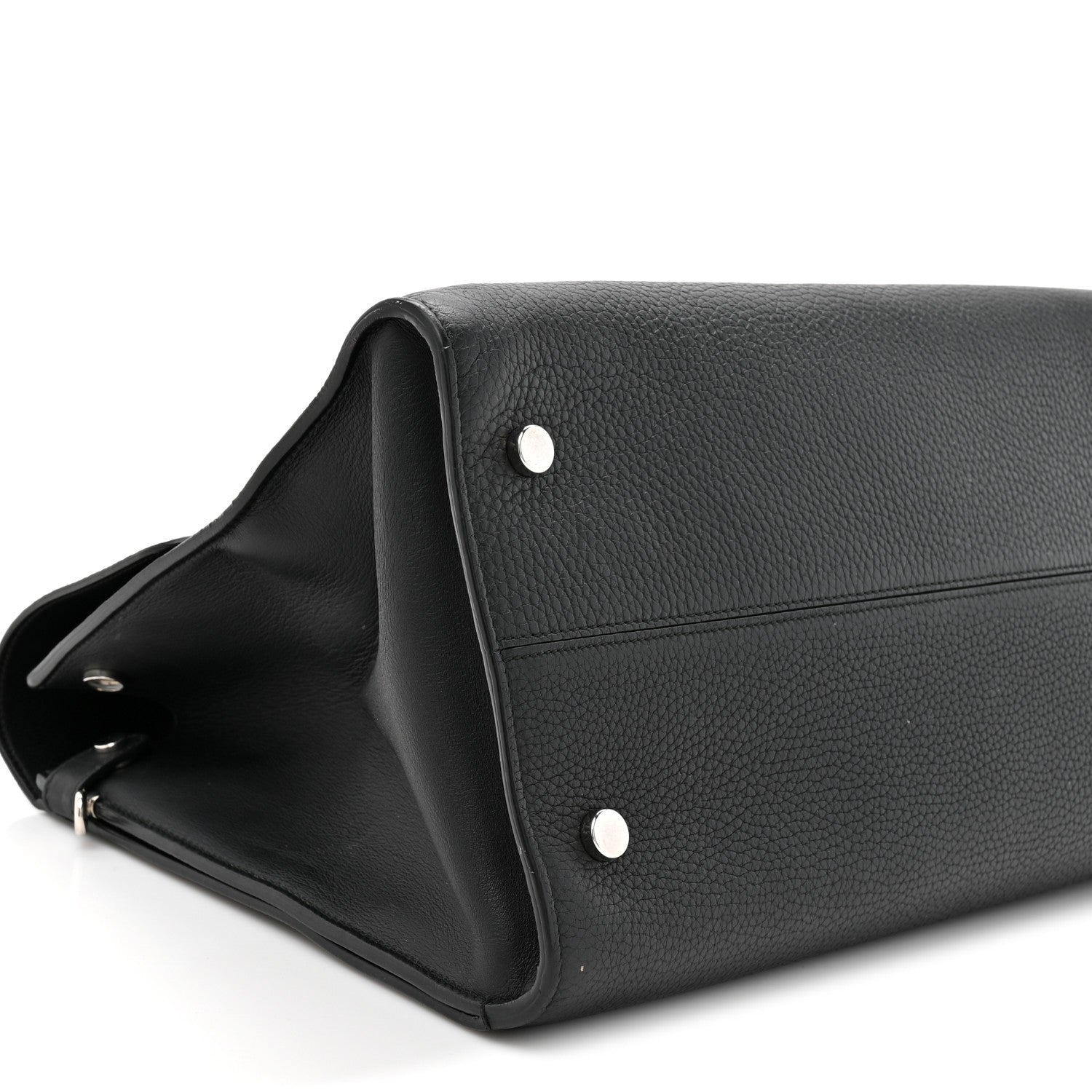 Christian Dior Grained Calfskin Large Diorever Flap Black 10 of 18