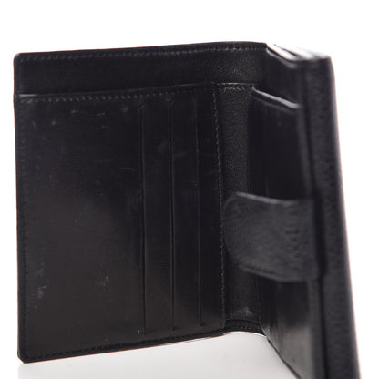 Chanel Caviar Timeless CC Compact French Wallet Black 9 of 11