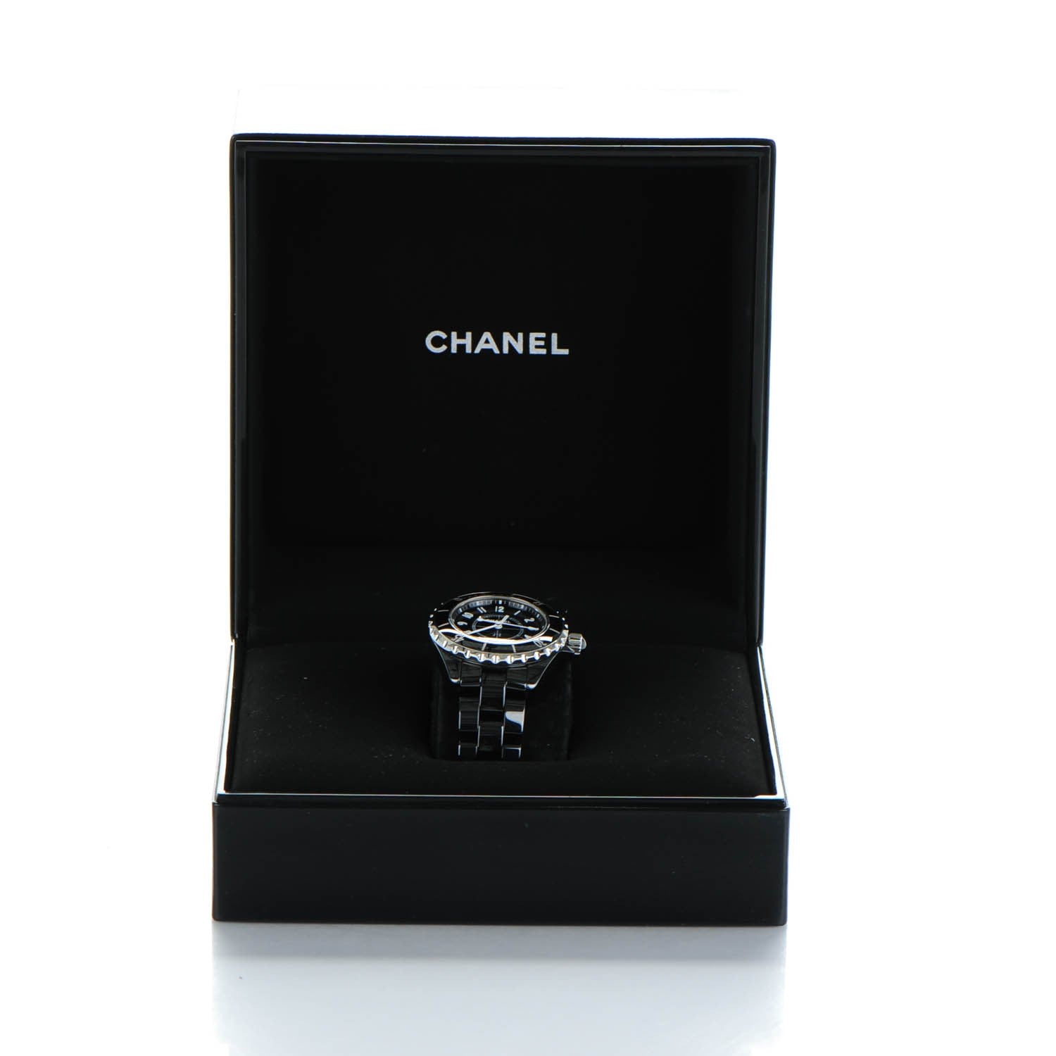 Chanel Stainless Steel Ceramic 33mm J12 Quartz Watch Black 9 of 9