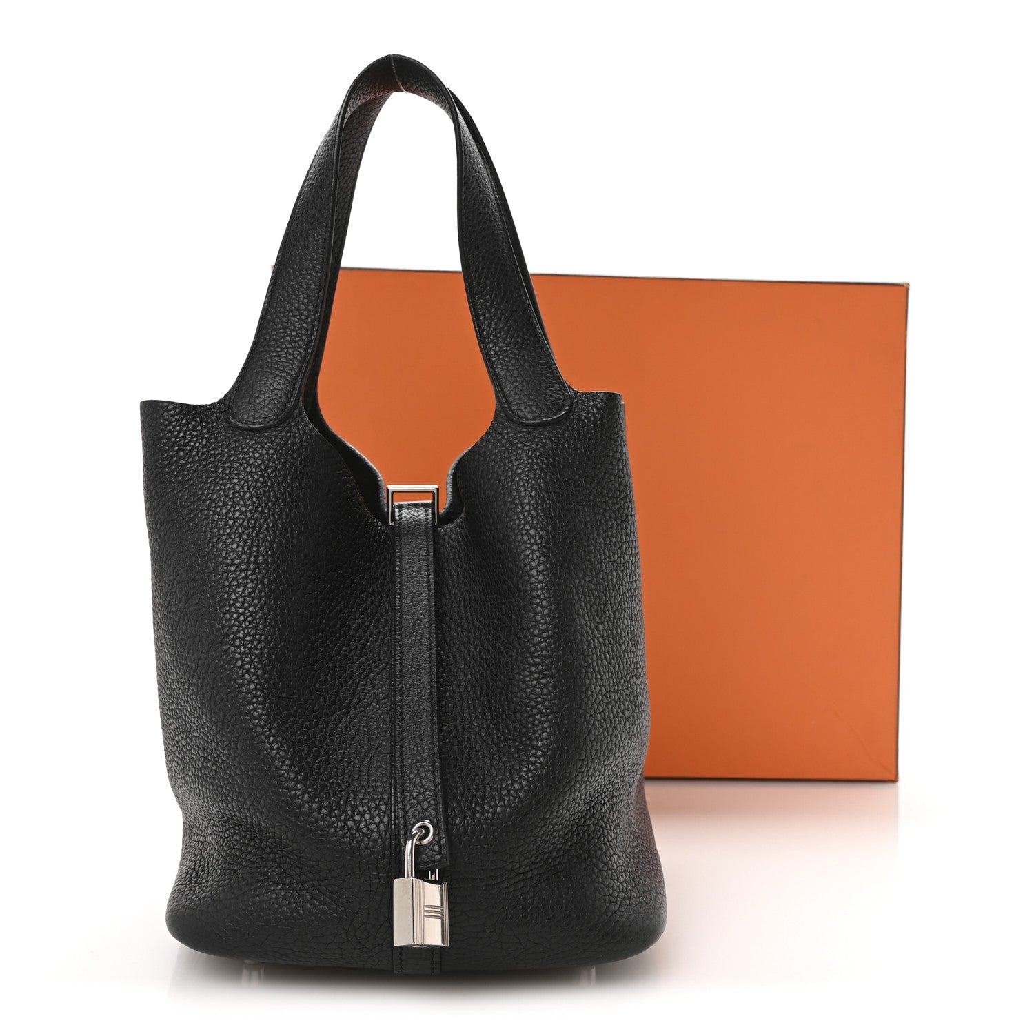 Hermes Taurillon Clemence Picotin Lock 22 MM Black 12 of 12