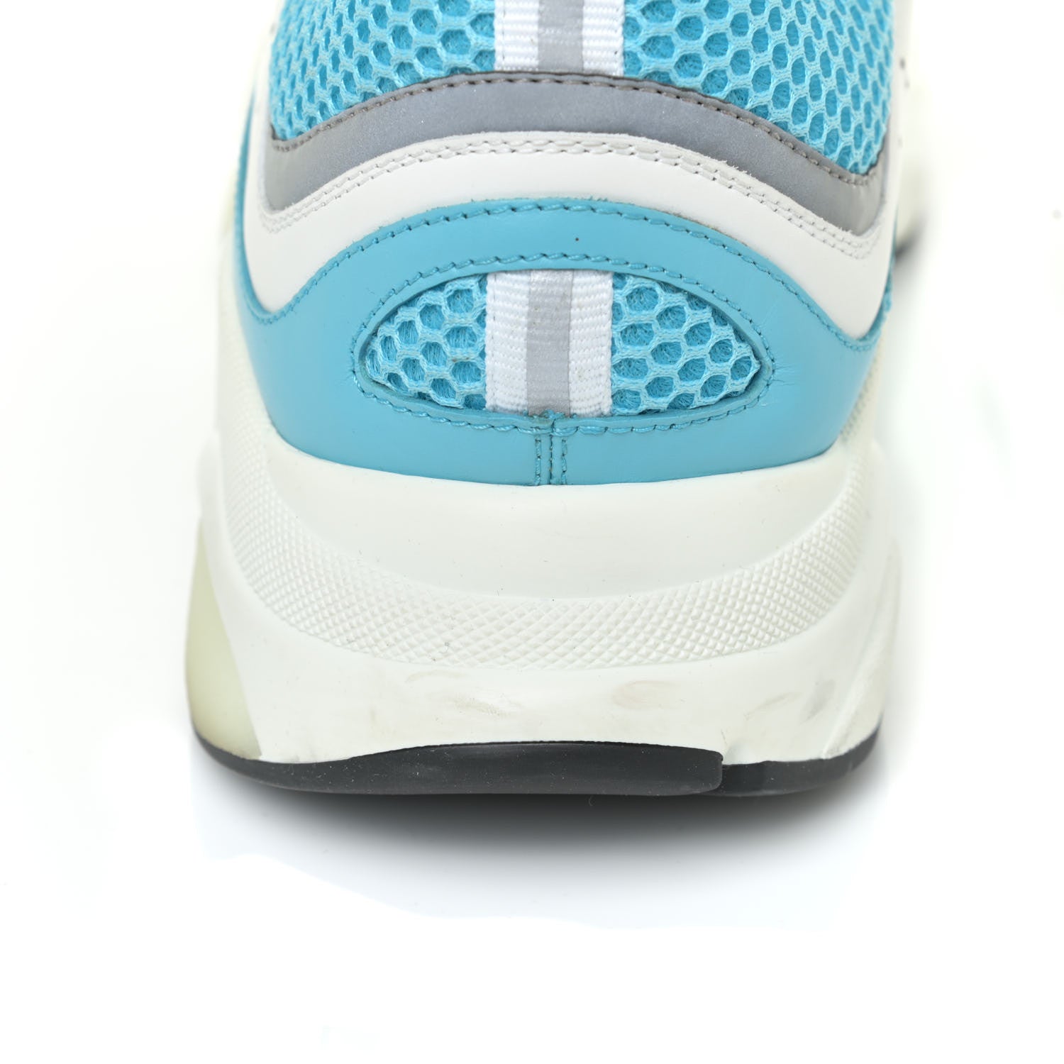 Christian Dior Technical Mesh Calfskin Mens B22 Sneakers 43 White Blue Grey 15 of 20
