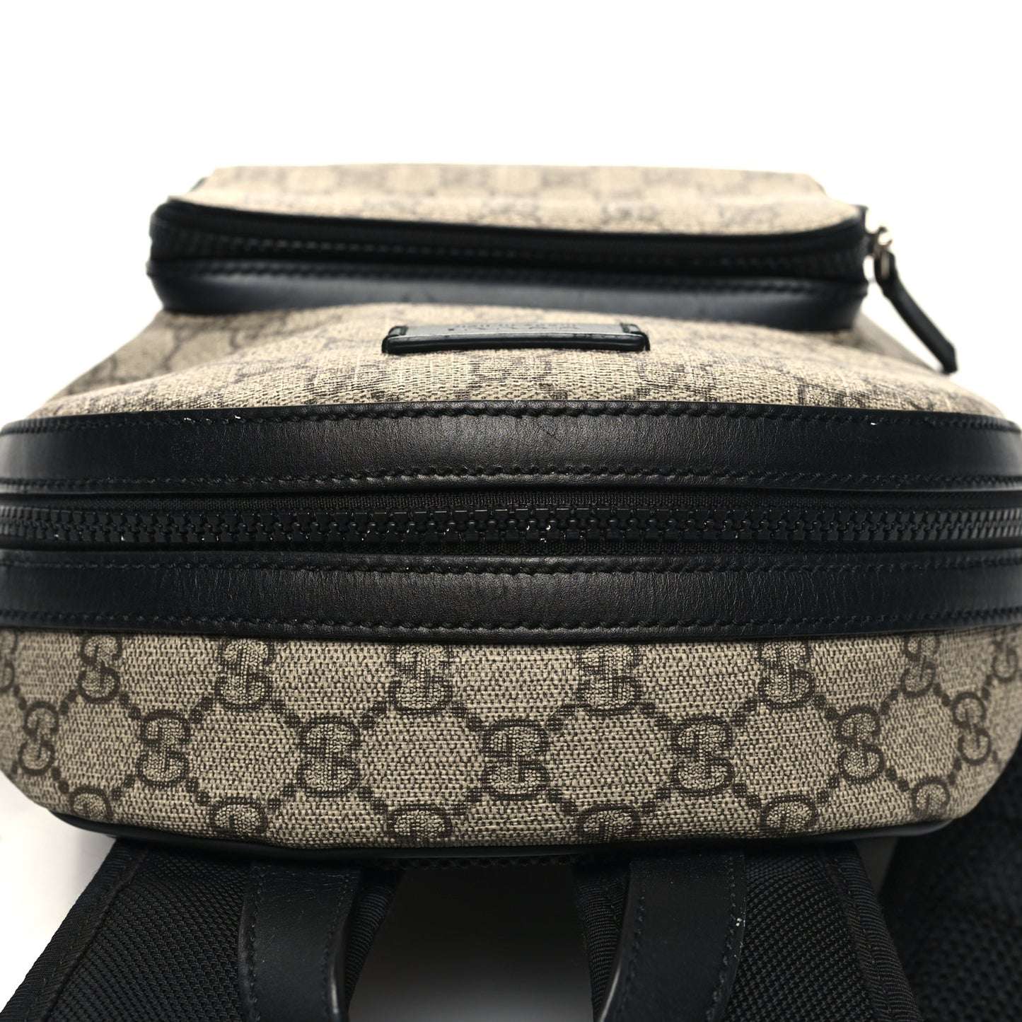 GG Supreme Monogram Small Eden Day Backpack Black