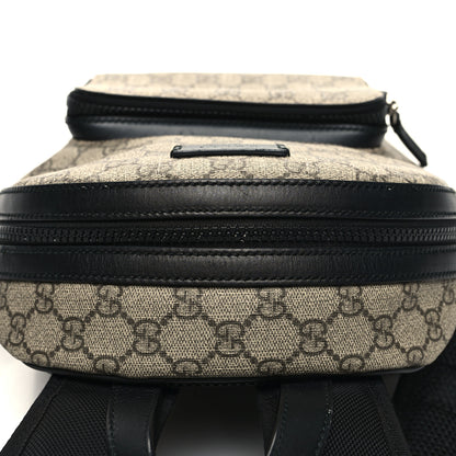 Gucci GG Supreme Monogram Small Eden Day Backpack Black 12 of 13
