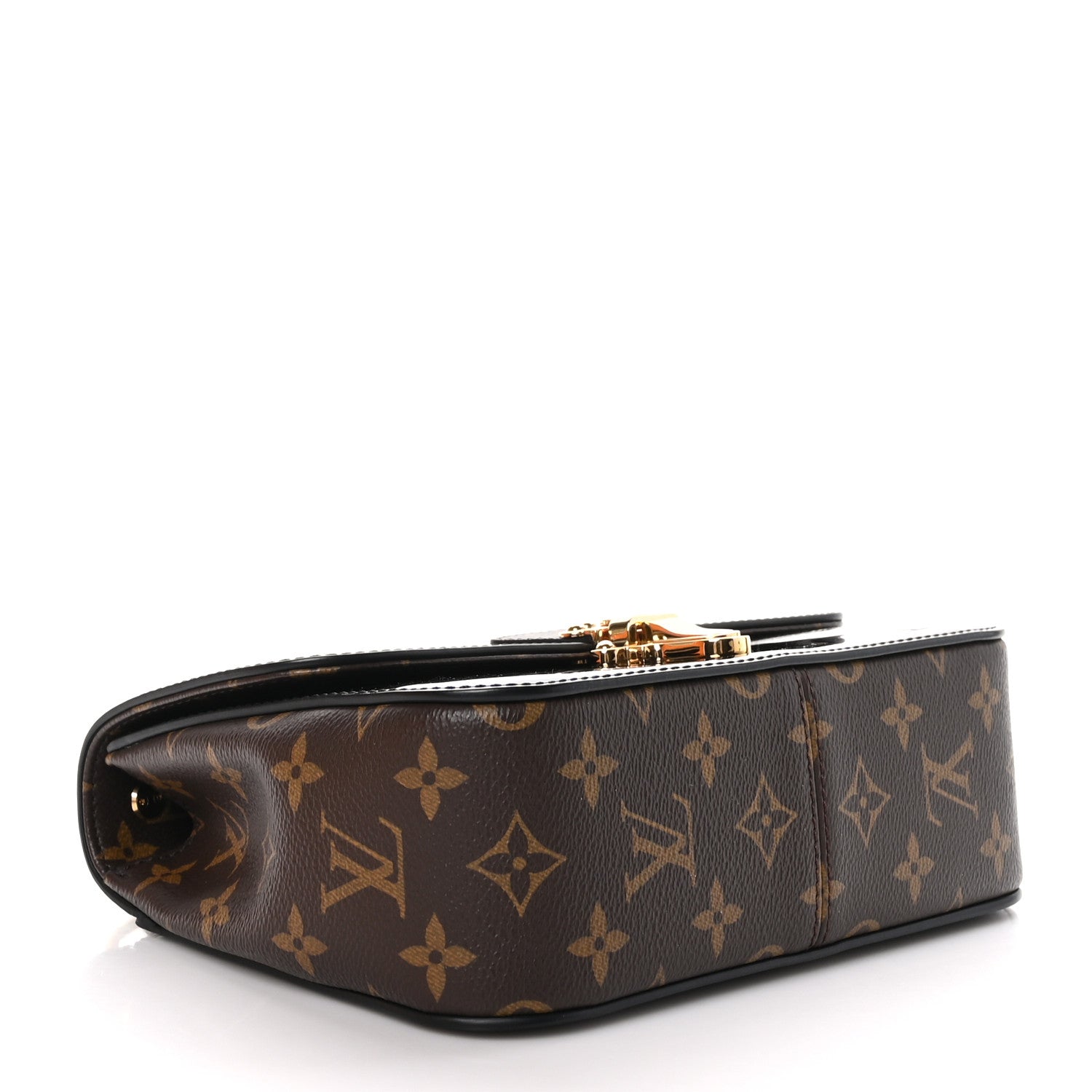 Louis Vuitton Patent Calfskin Monogram Cherrywood BB Black 4 of 7
