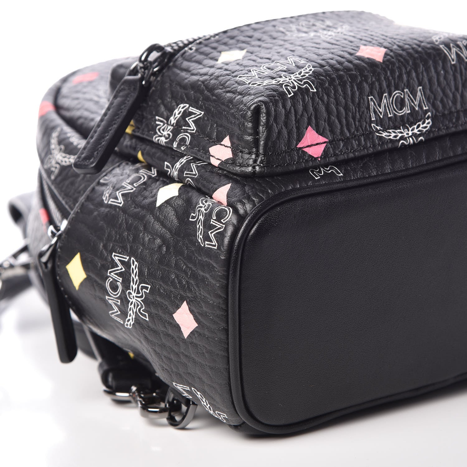 MCM Visetos Spektrum X-Mini Backpack Black 9 of 10
