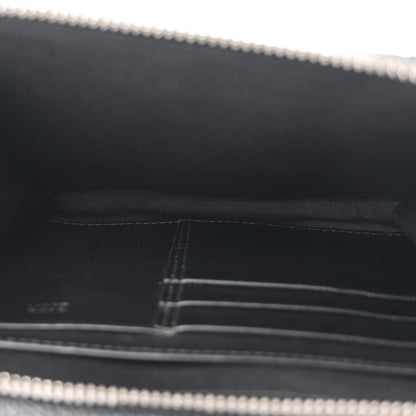 Christian Dior Oblique Zipped With Strap Pouch Blue Black 5 of 13